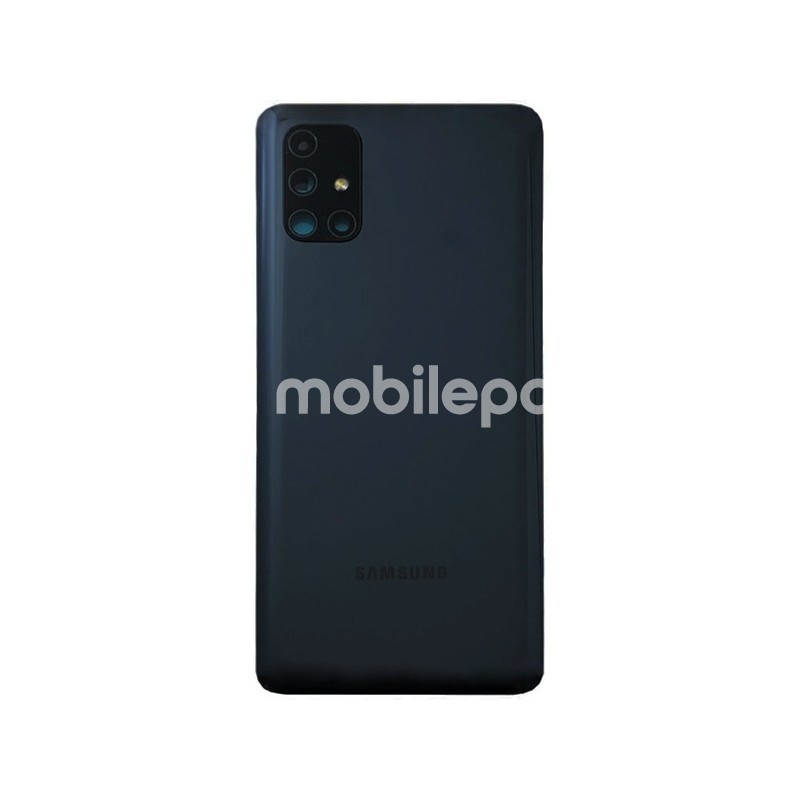 Rear Cover Black + Camera Lens Samsung SM-M515 M51 Ori