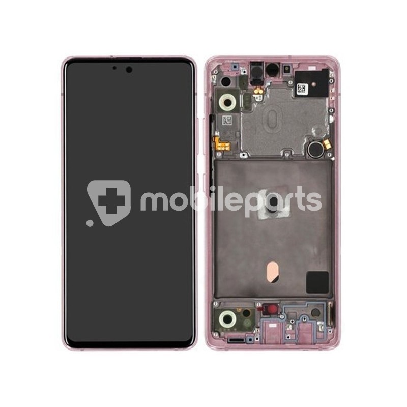 Display Touch Pink + Frame Samsung SM-A516 A51 5G