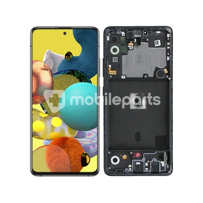 Display Touch + Frame Black Samsung SM-A516 A51 5G Ori