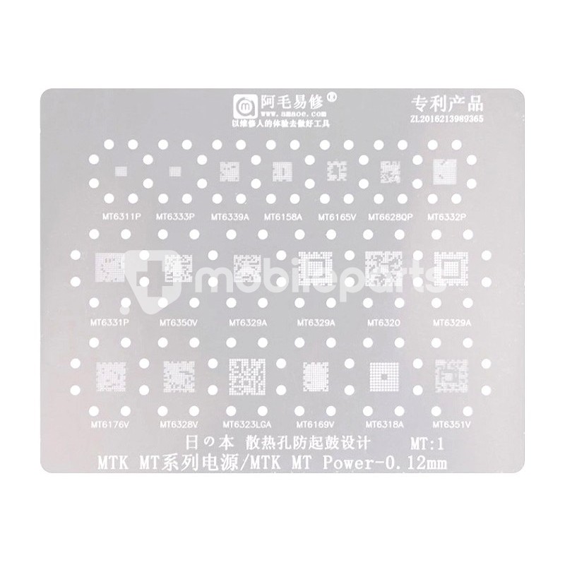 Amaoe MTK MT:1 Stencil Power IC - 0.12mm