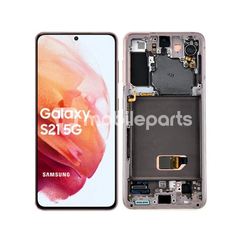 Lcd + Frame Phantom Pink Samsung SM-G991 S21 Ori