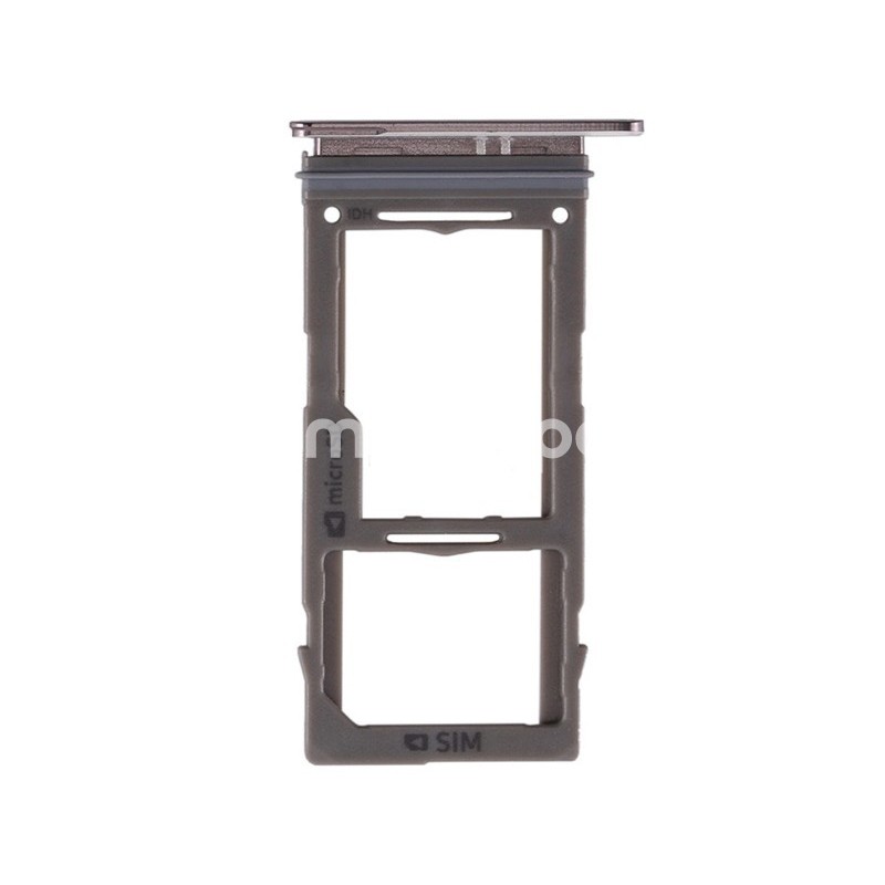 Sim Tray + MicroSD Tray Black Samsung SM-G975 S10 Plus