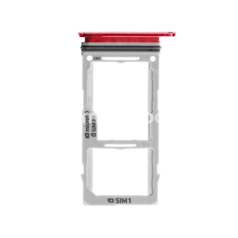 Dual Sim Card + Micro SD Cardinal Red Samsung SM-G975 S10 Plus Ori