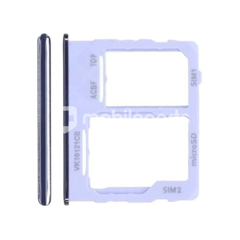 Dual Sim Card + Micro SD Tray Violet Samsung SM-A32 A326 Ori