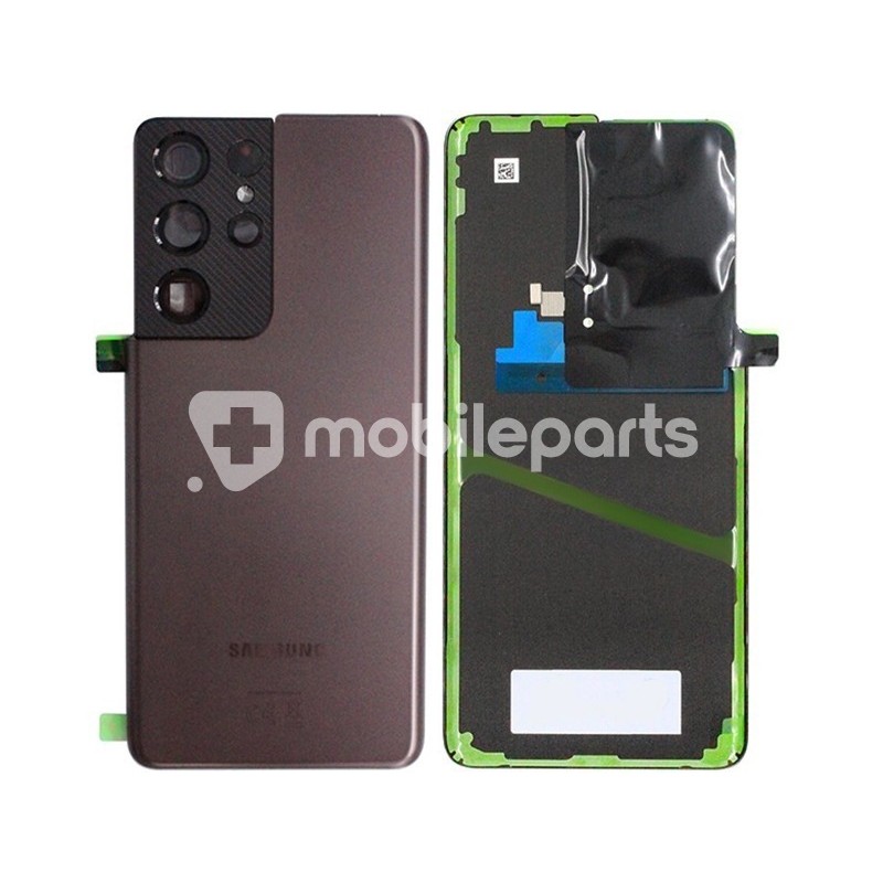 Rear Cover Brown + Camera Lens Samsung SM-G998 S21 Ultra 5G Ori