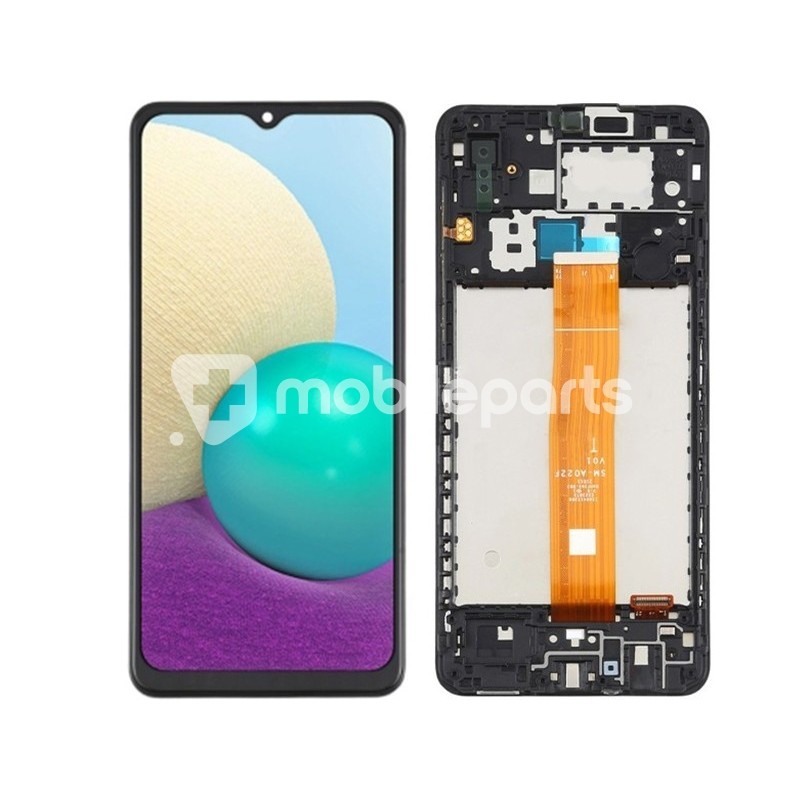 Display Touch Black + Frame Samsung SM-A022 A02 (IPS)