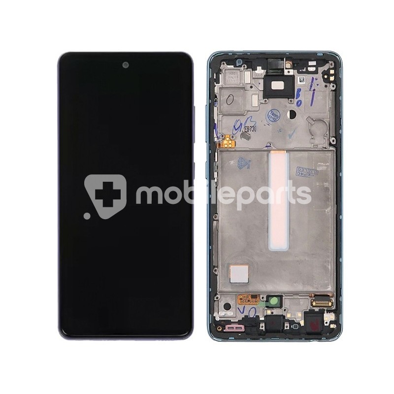 Display Touch + Frame Blue Samsung SM-A525 - A526 A52 Ori