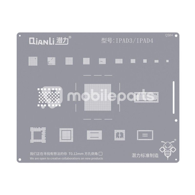 Qianli Stencil QS84 iPad 3 - iPad 4