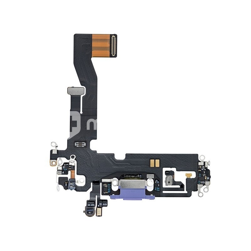 Charging Connector Purple Flex Cable iPhone 12 (PULLED)