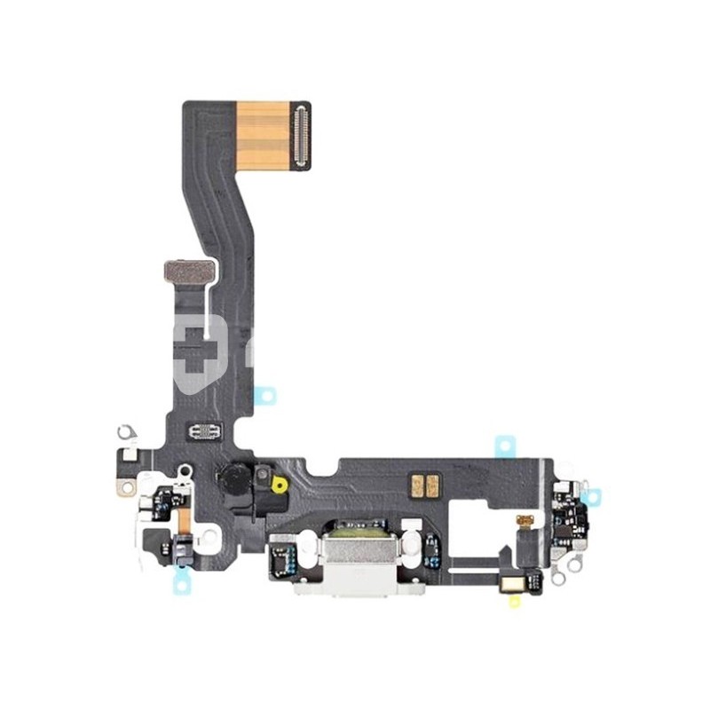 Charging Connector White Flex Cable iPhone 12 (PULLED)
