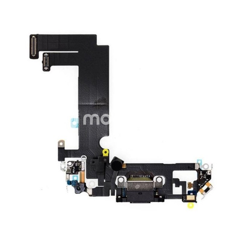 Charging Connector Black Flat Cable iPhone 12 Mini (PULLED)