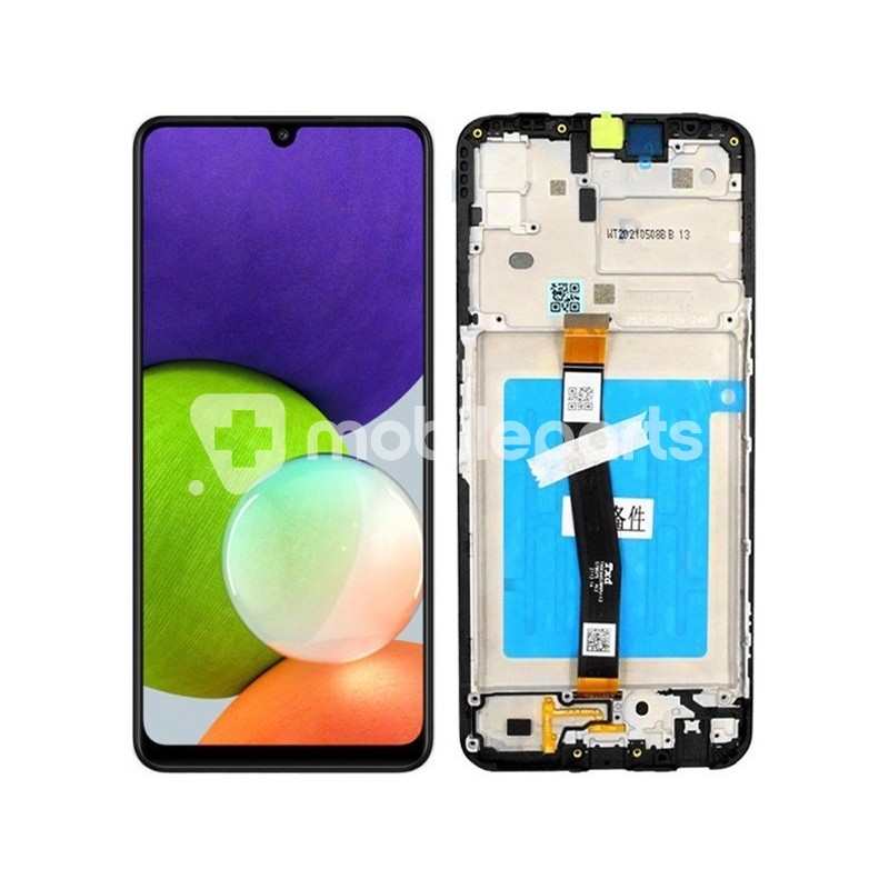 Display Touch + Frame Black Samsung SM-A226 A22 5G Ori