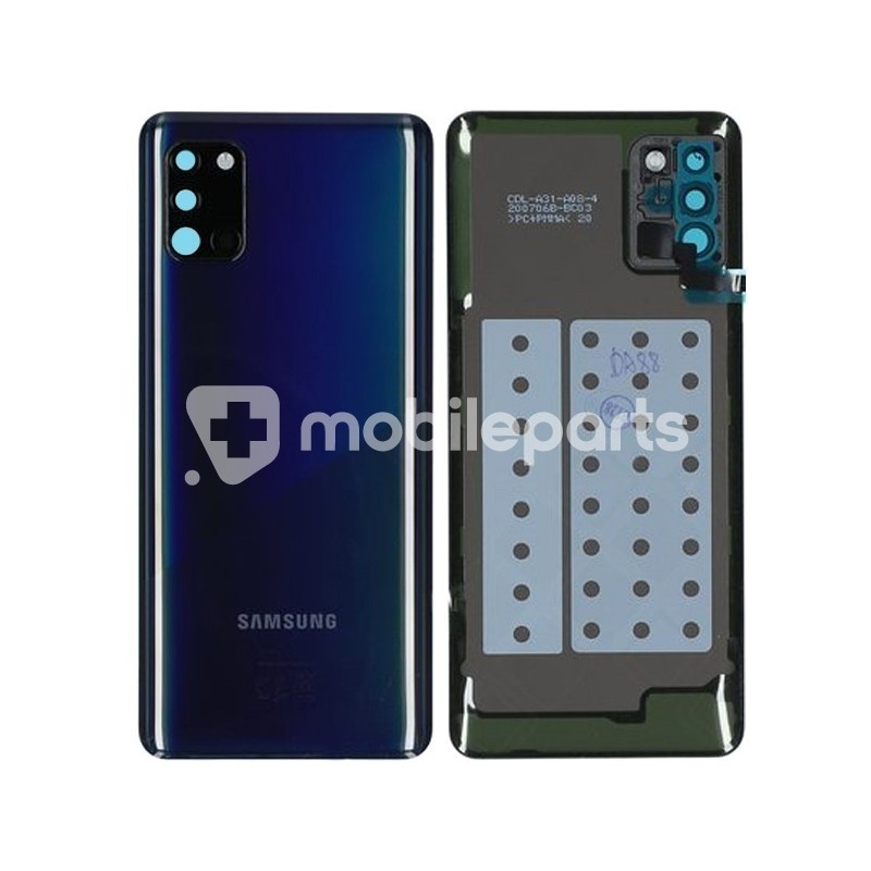 Rear Cover Black + Camera Lens Samsung SM-A315 A31 Ori
