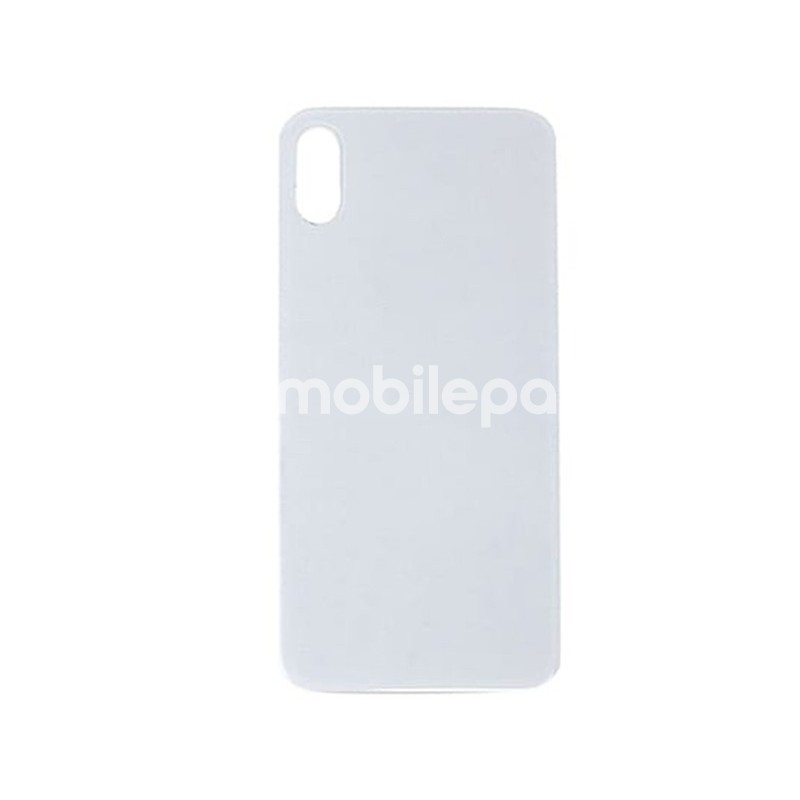 Rear Cover White iPhone X Big Hole No Logo