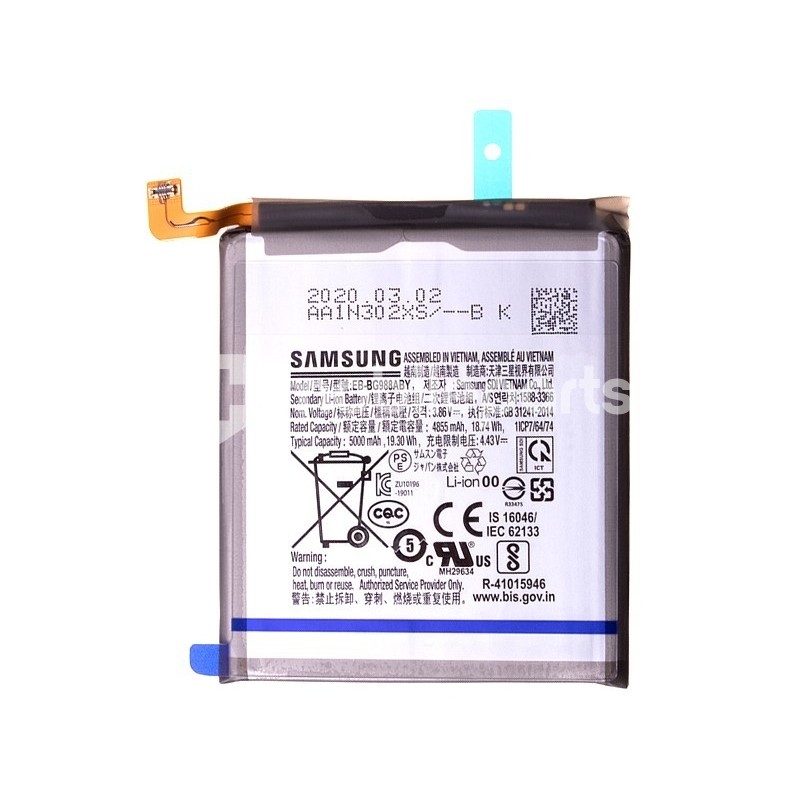 Battery EB­-BG988ABY 5000mAh Samsung SM-G988 S20 Ultra Ori