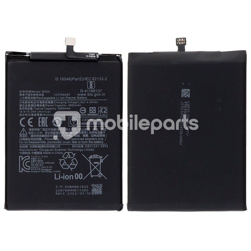 Batteria BN5A 5000mAh Xiaomi Poco M3 Pro 2021 No Logo