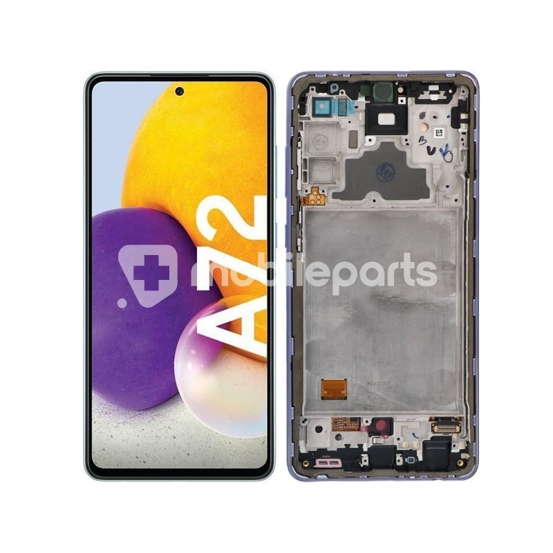 Display Touch + Frame Violet Samsung SM-A725 - A726 A72 Ori