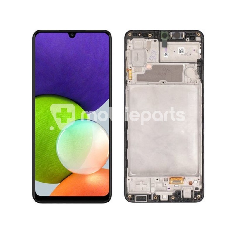 Display Touch + Frame Black Samsung SM-A225F A22 Ori