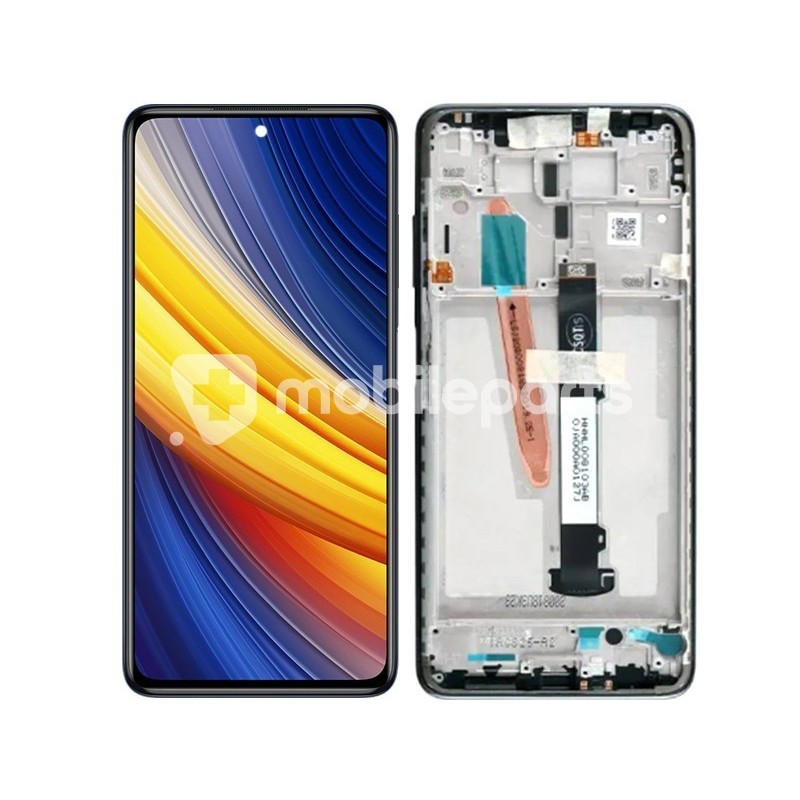 Display Touch + Frame Tarnish Black Xiaomi Poco X3 Ori