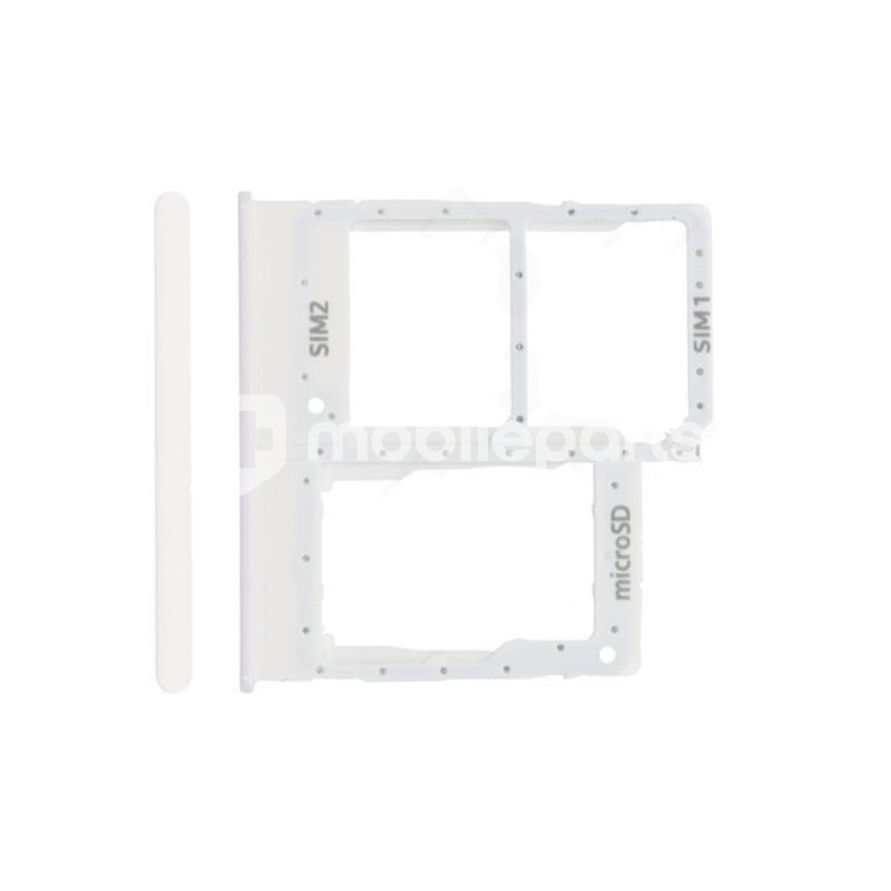 Dual Sim Card + Micro SD White Samsung SM-A202 A20e Ori