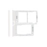 Dual Sim Card + Micro SD White Samsung SM-A202 A20e Ori