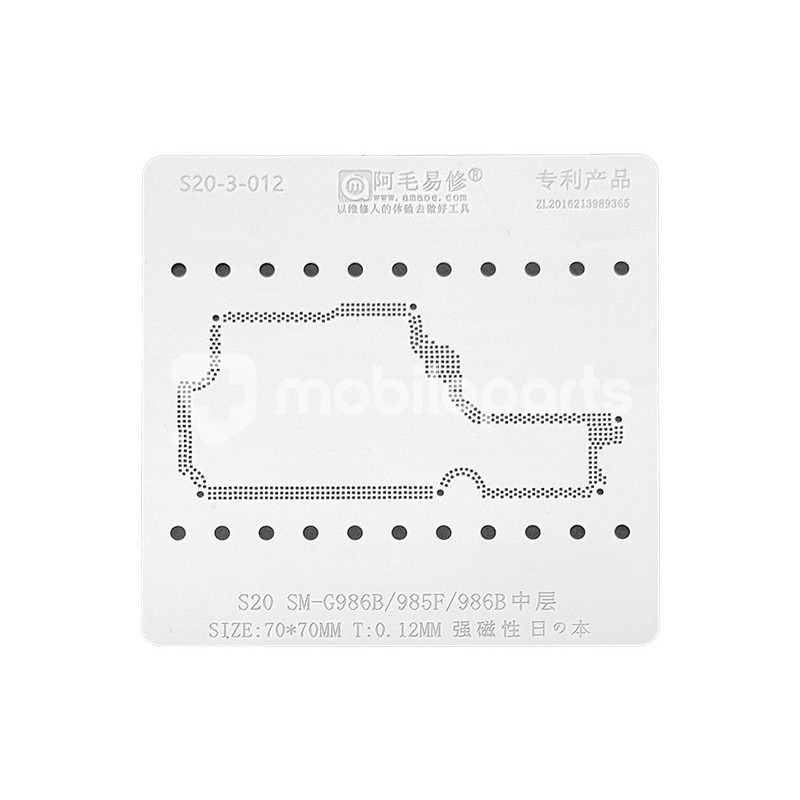 AMAOE Stencil SAMSUNG SM-G985 - G986 S20+