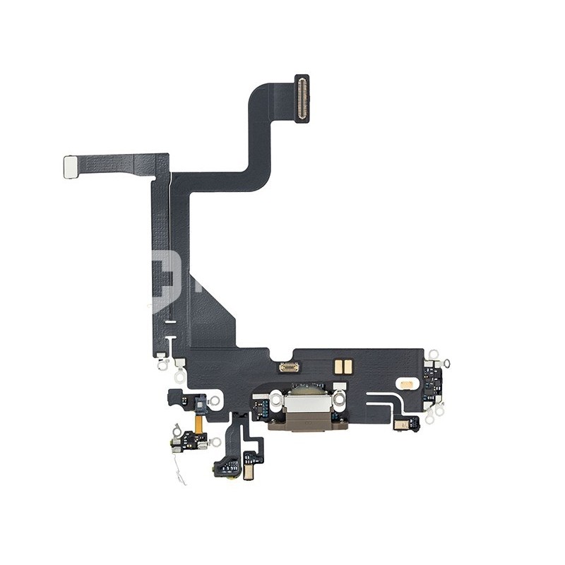 Charging Connector Gold Flex Cable iPhone 13 Pro (PULLED)