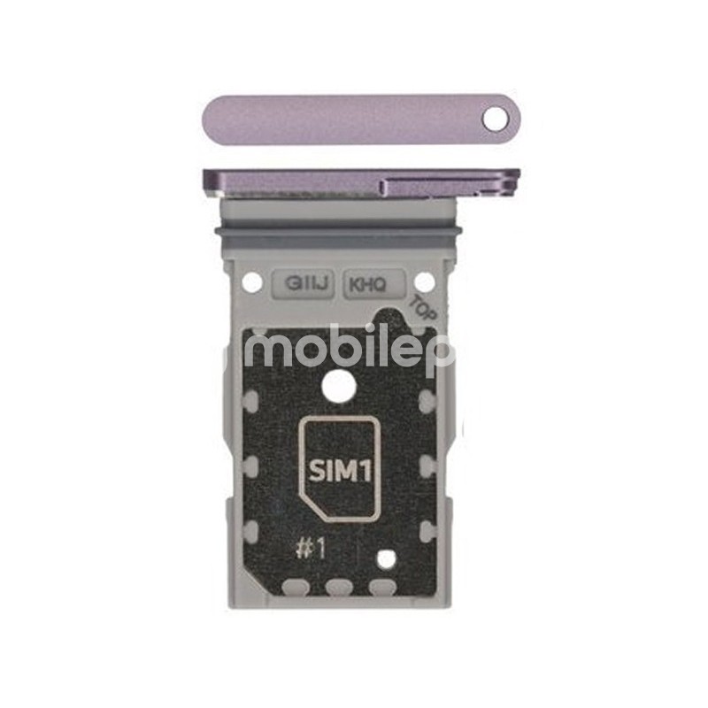 SIM Tray Lavender Samsung SM-G990 S21 FE Ori