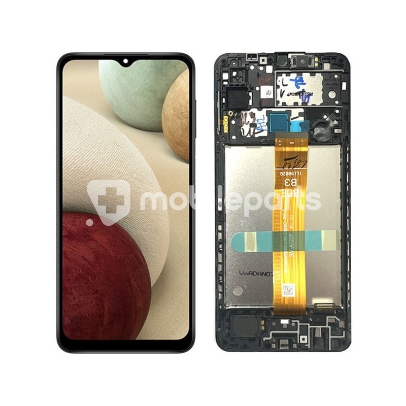 Display Touch + Frame Black Samsung SM-A127 A12 Ori