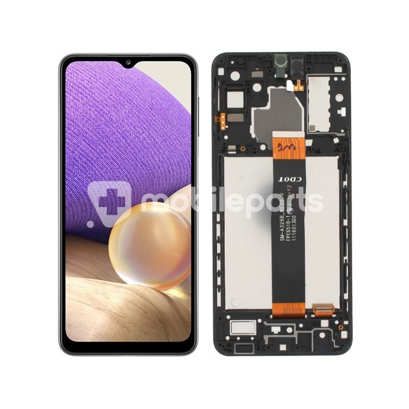 Display Touch Black + Frame Samsung SM-A326 A32 5G - M32 5G Ori