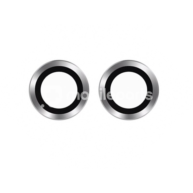 Tempered Glass Back Camera Lens Silver iPhone 13