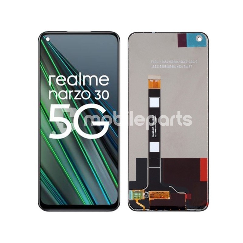 Display Touch Black Realme Narzo 30 5G (IPS)