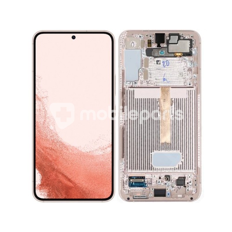 Display Touch + Frame Pink Gold Samsung SM-S906 S22+ Ori