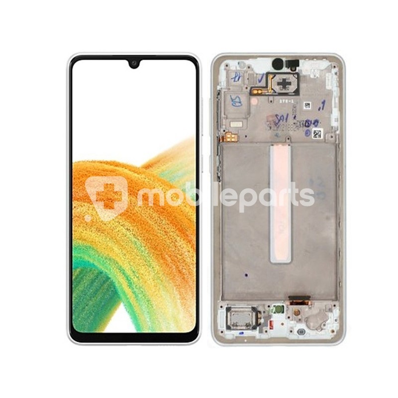 Display Touch + Frame White Samsung A336 A33 5G Ori