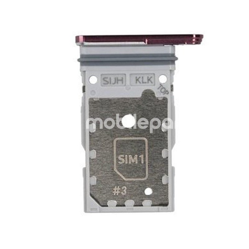 Dual Sim Tray Burgundy Samsung SM-S908 S22 Ultra