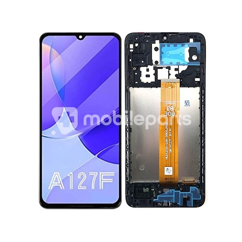 Display Touch + Frame Black Samsung SM-A127 A12 (IPS)