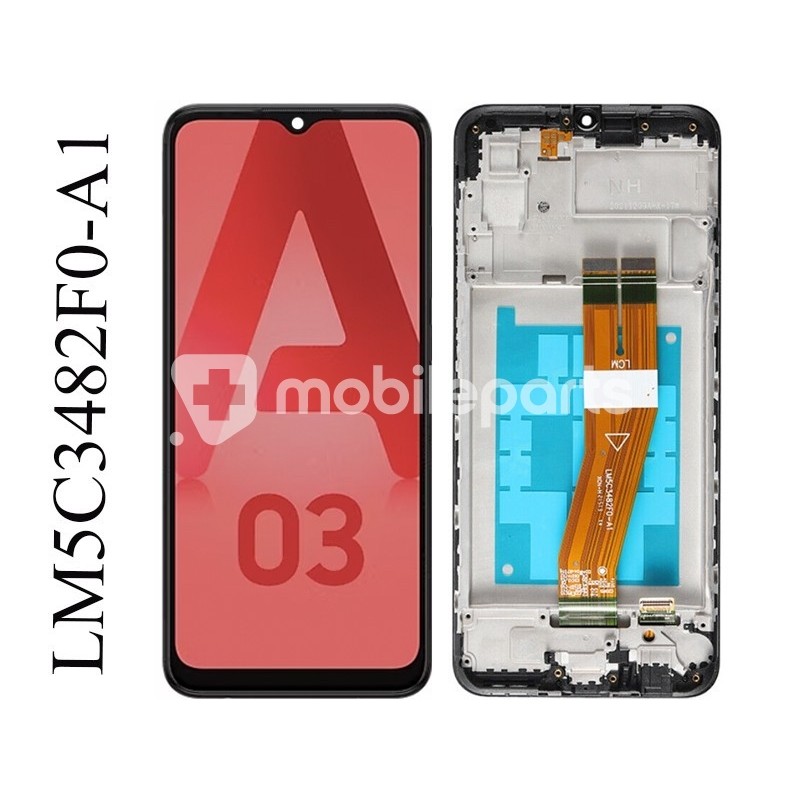 Display Touch + Frame Black Samsung SM- A035G A03 (IPS)