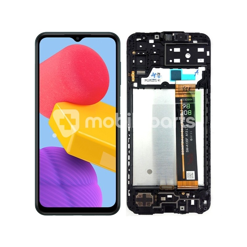 Display Touch Black + Frame Samsung SM-M135 M13 Ori