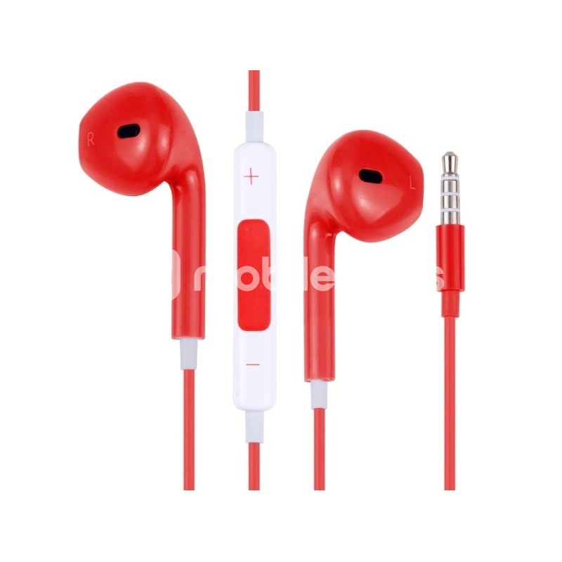 Headset Red With Audio Jack Socket