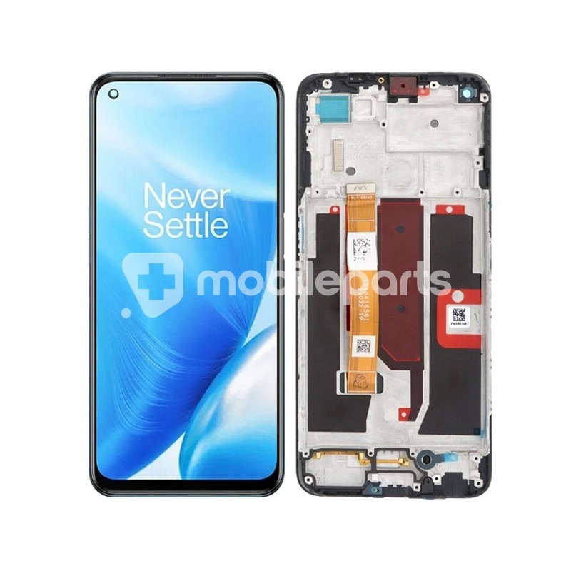 Display Touch + Frame Black OnePlus Nord N200 5G (IPS)