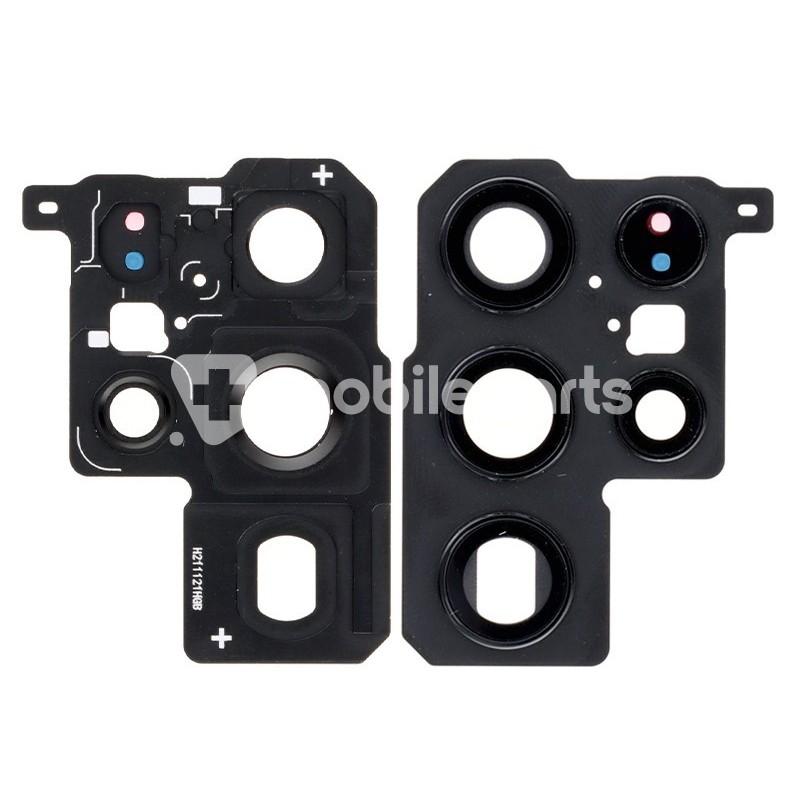 Rear Camera Lens + Frame Black Samsung SM-S908 S22 Ultra