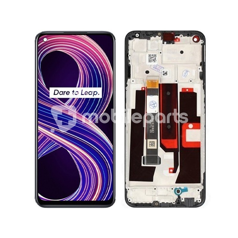 Display Touch + Frame Black Realme 8 5G (IPS)