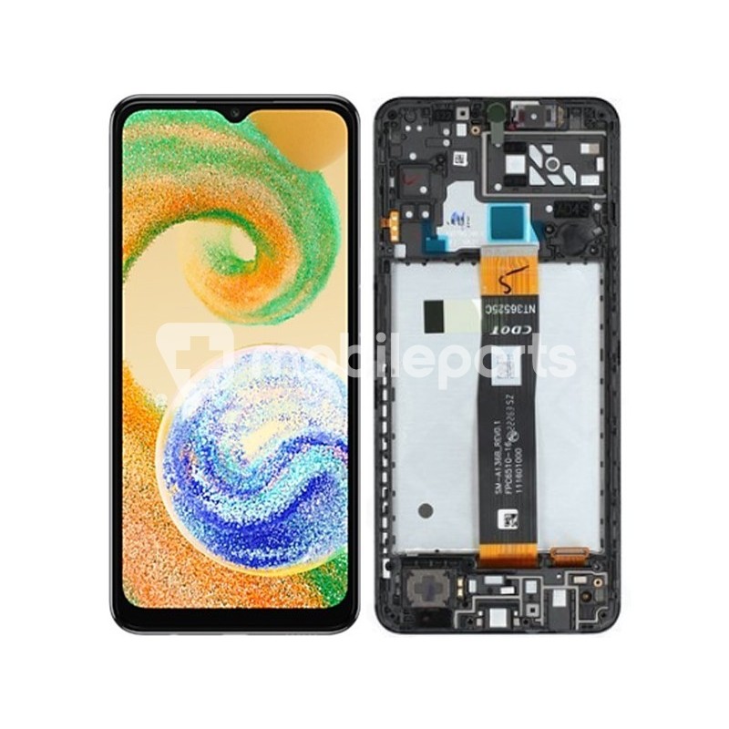 Display Touch + Frame Black Samsung SM-A047 A04s Ori