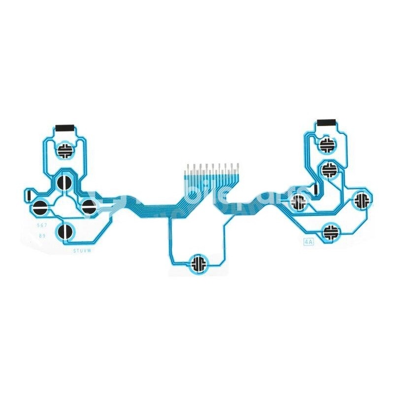 JDM-001/JDM-010/JDM-011 Controller Keypad Conductive Film Blue 2.0 PlayStation 4 - Slim - Pro