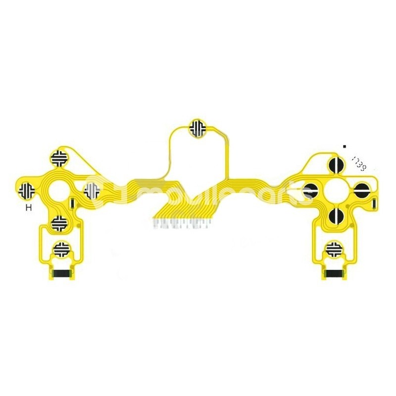 JDM-001 - JDM-010 - JDM-011 Controller Keypad Conductive Film Yellow PlayStation 4 - Slim - Pro