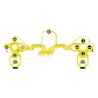 JDM-001 - JDM-010 - JDM-011 Controller Keypad Conductive Film Yellow PlayStation 4 - Slim - Pro