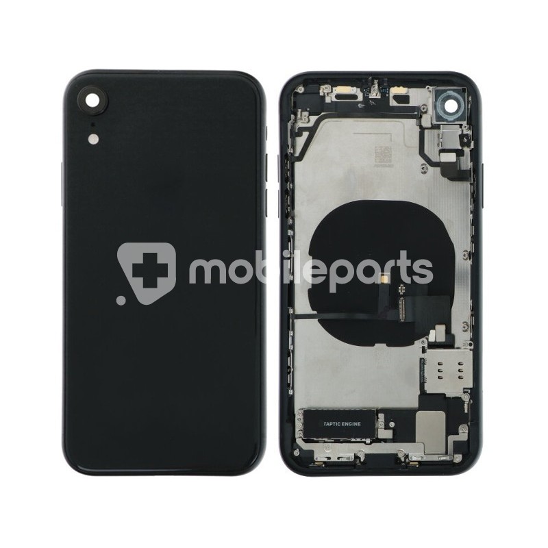 Rear Cover Full Parts Black iPhone XR No Logo