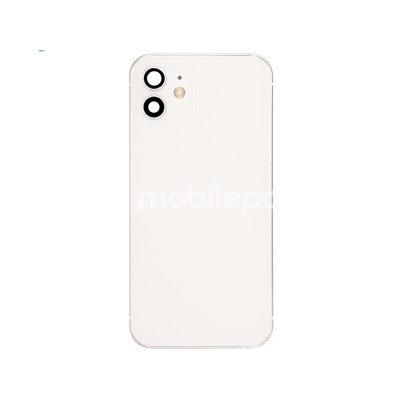 Rear Cover Full Parts White iPhone 12 Mini No Logo