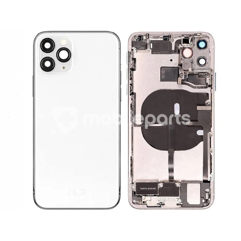Rear Cover Full Parts White iPhone 11 Pro No Logo