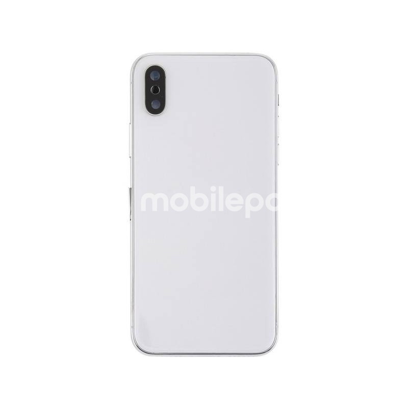 Rear Cover Full White iPhone X No Logo